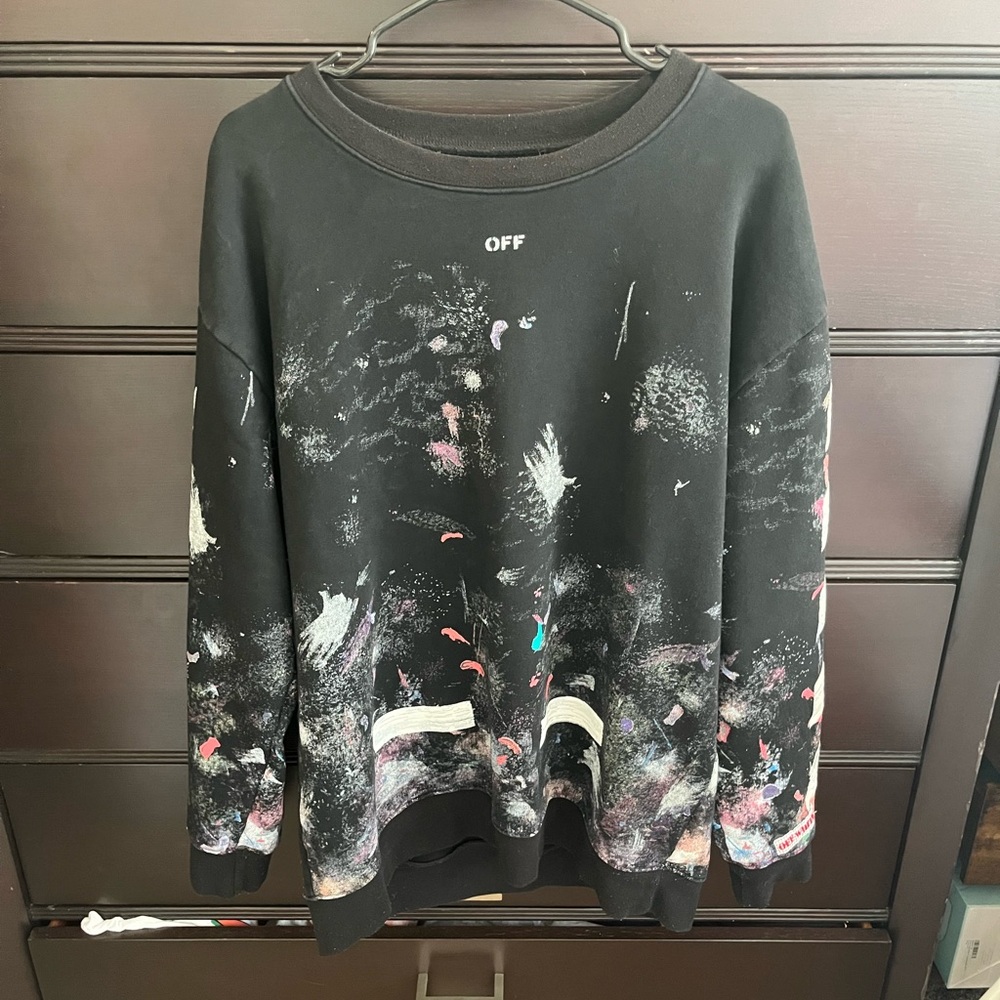 Off-White Galaxy Brushed Sweatshirt